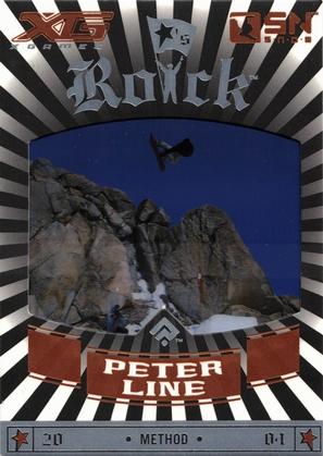 2004 Pro Core Sports X Games - Rock Stars #7 Peter Line Front